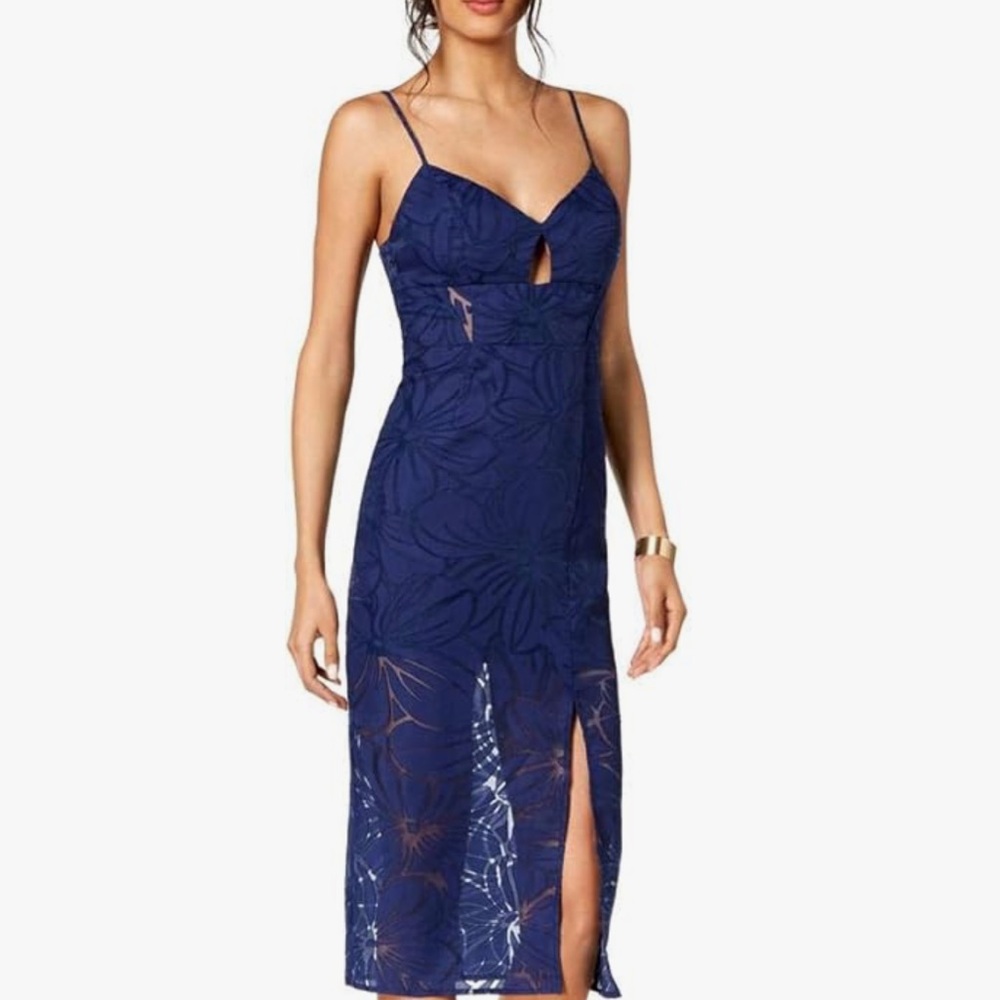BCBGeneration Floral Burnout Midi
Sheath Dress